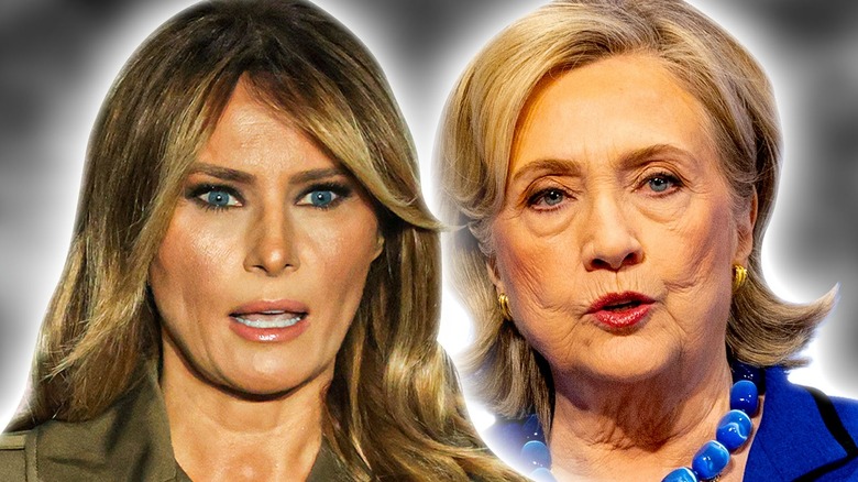 Melania Trump and Hilary Clinton