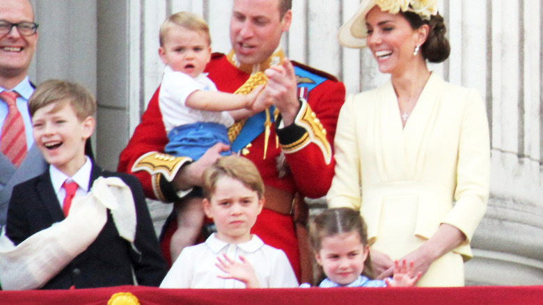 Royal family at Buckingham Palace