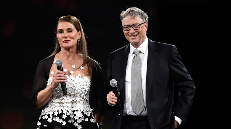 Bill and Melinda Gates at a gala.