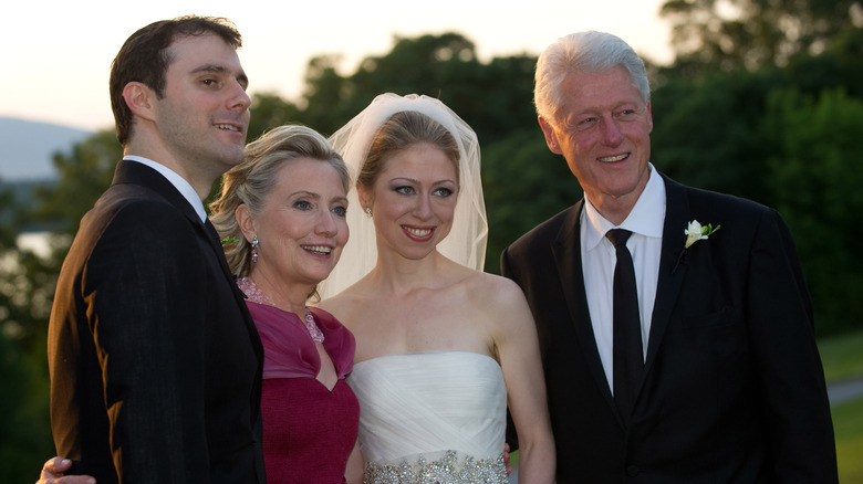 Bill Clinton at Chelsea's wedding 