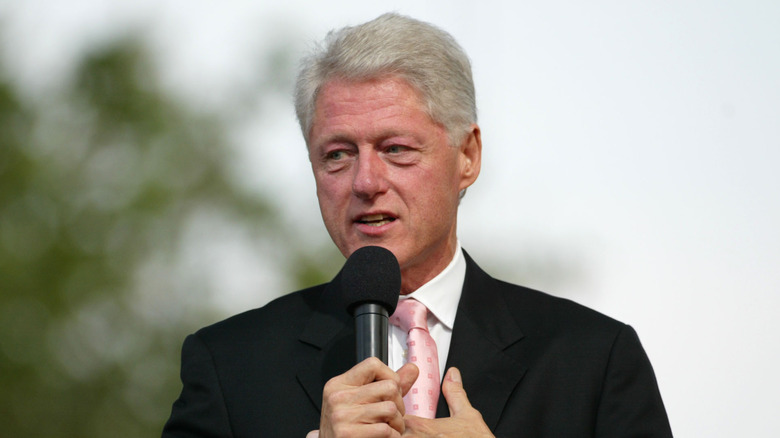 Bill Clinton speaking at an event 