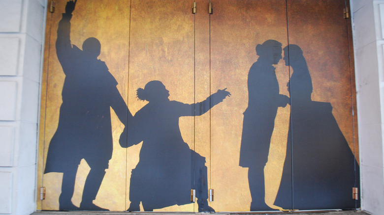 Silhouettes from Lin-Manuel Miranda's Hamilton