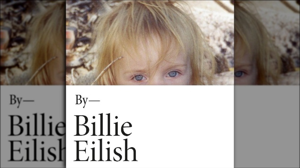 Billie Eilish book cover art