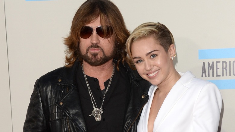 Billy Ray Cyrus with daughter Miley Cyrus