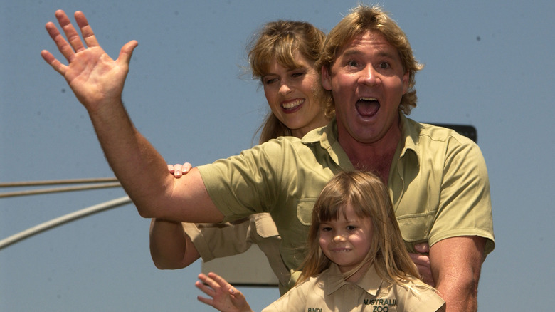 Steve, Terri, and Bindi Irwin