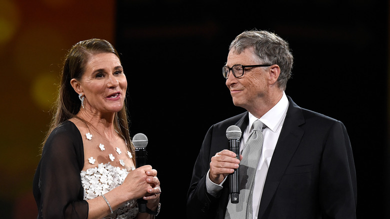 Bill and Melinda Gates at a 2018 gala event 