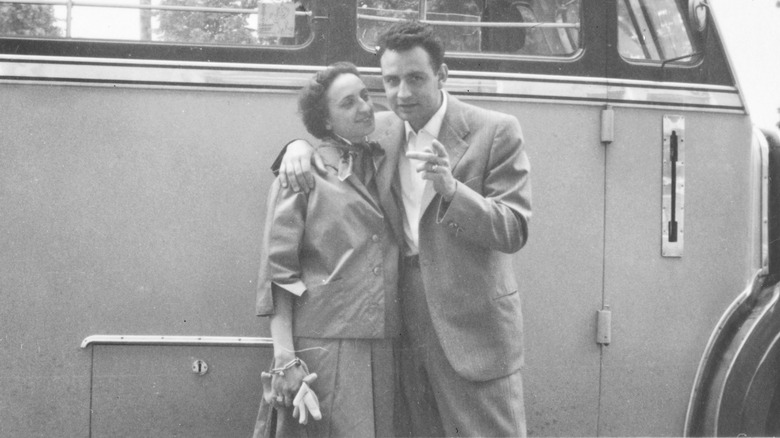 Smiling couple, 1950s