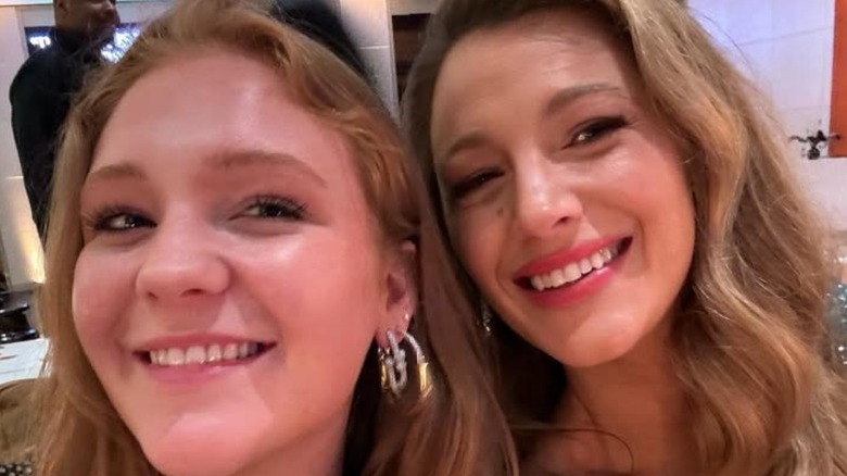 Kate Johnson and Blake Lively at an event