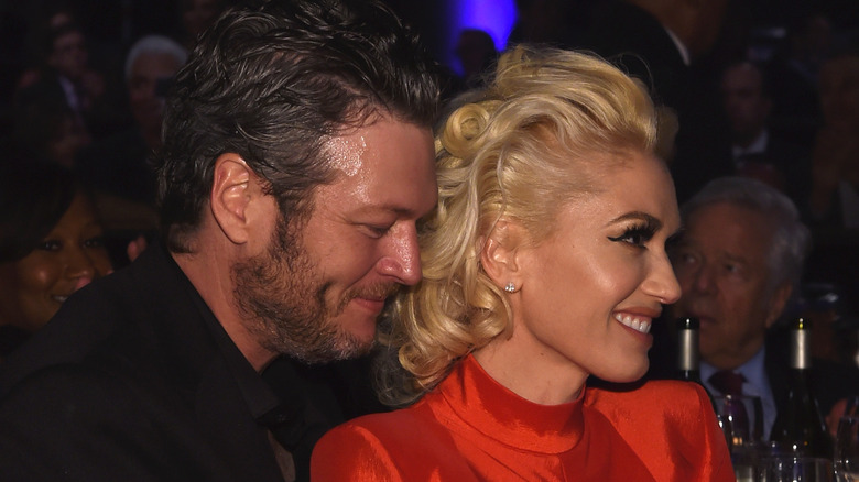 Blake Shelton and Gwen Stefani at 2016 gala