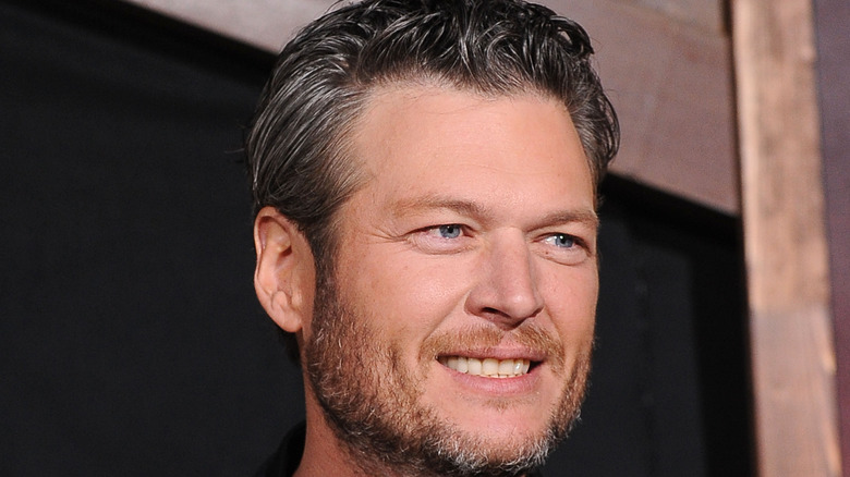 Blake Shelton smiling