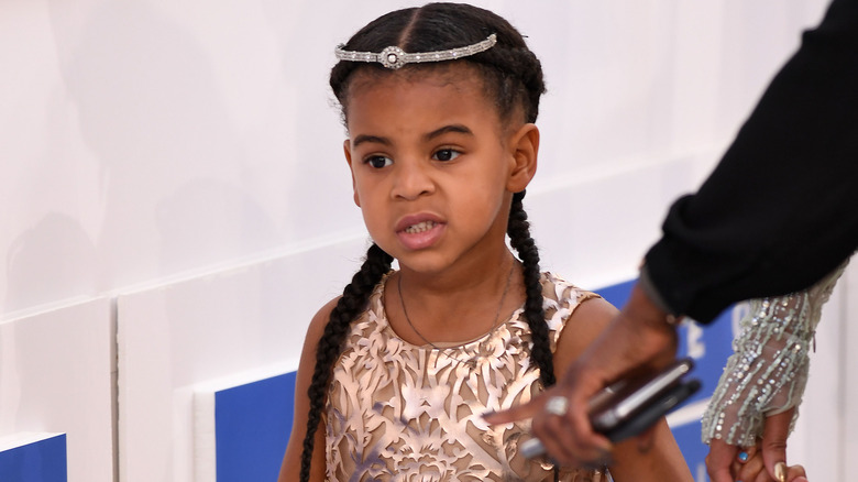 Blue Ivy Carter on a red carpet