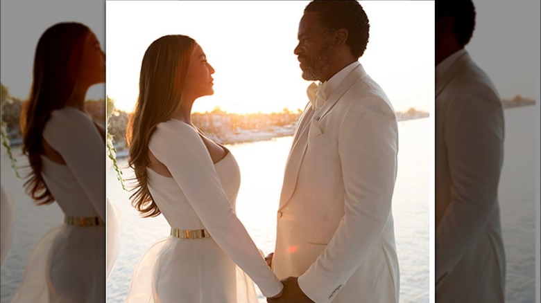 Tina Knowles-Lawson and Richard Lawson wedding