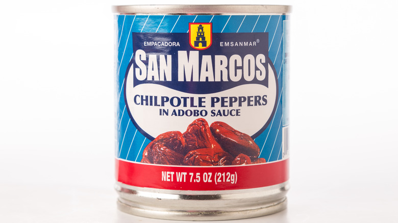 Can of San Marcos peppers