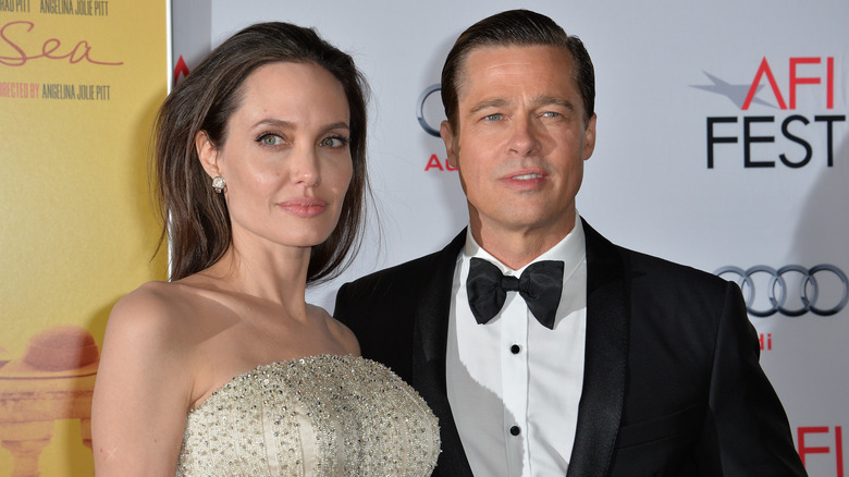 Angelina Jolie and Brad Pitt at the AFI Fest