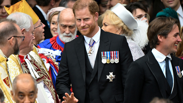 Prince Harry waving