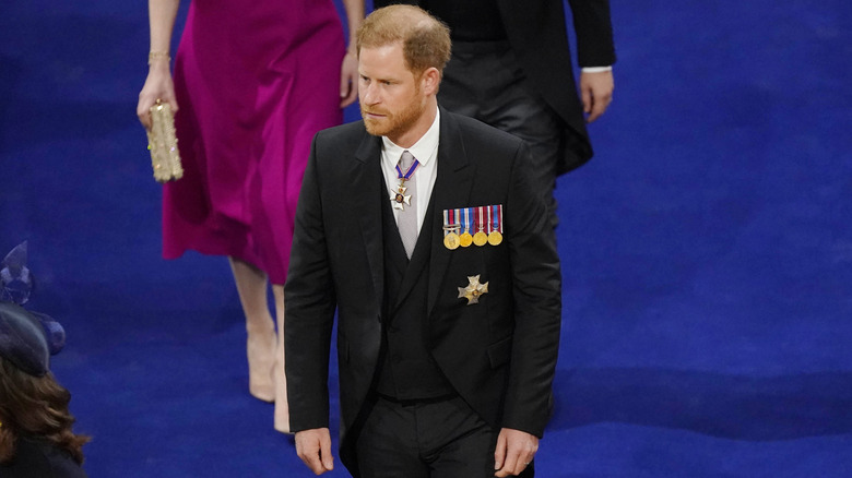 Prince Harry at King Charles III coronation