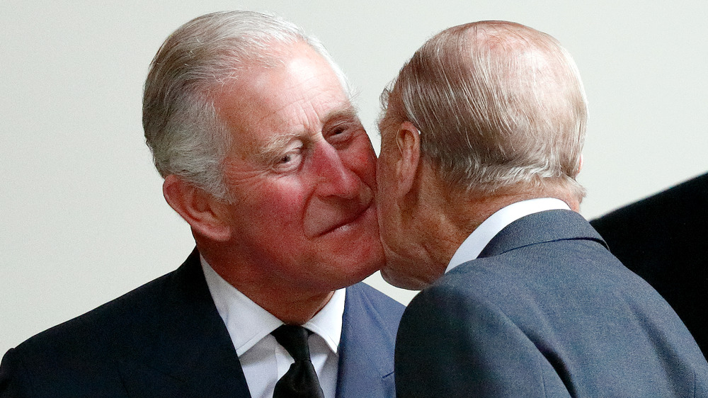 Prince Phillip and Prince Charles