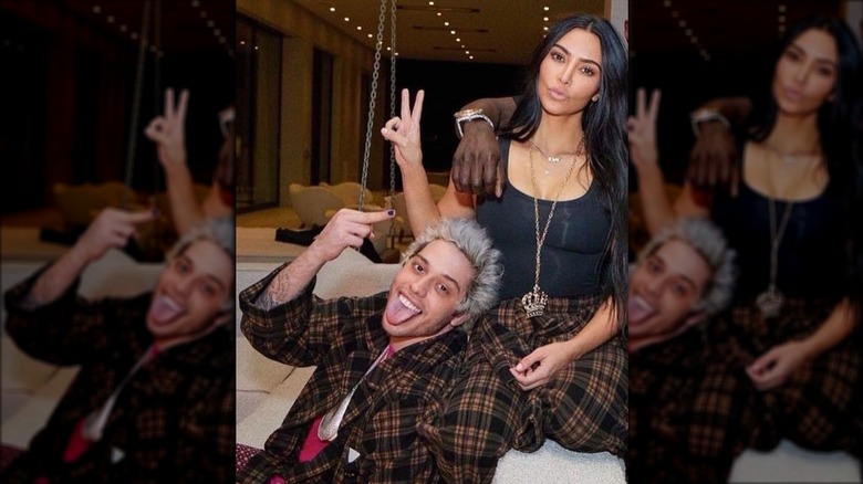 Kim Kardashian and Pete Davidson