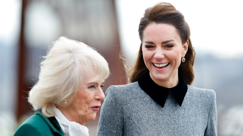 Kate Middleton & Camilla Parker Bowles laughing together