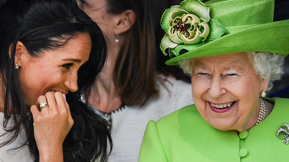 Meghan Markle and Queen Elizabeth