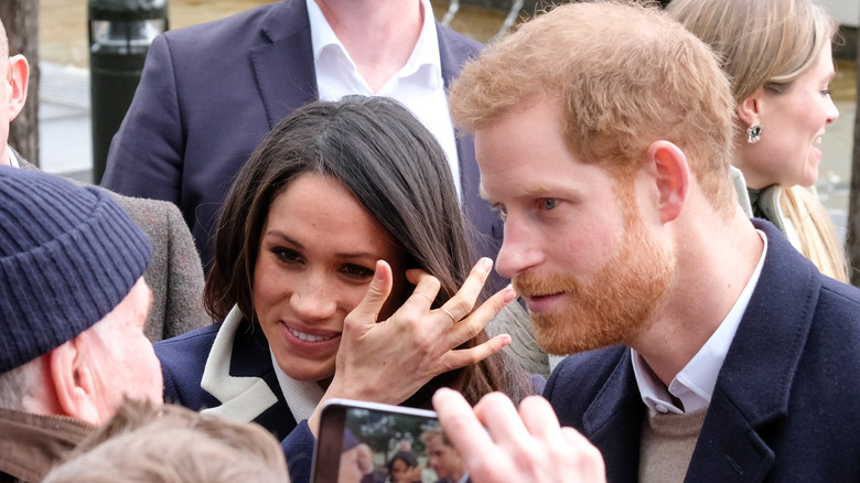 Meghan Markle and Prince Harry in public