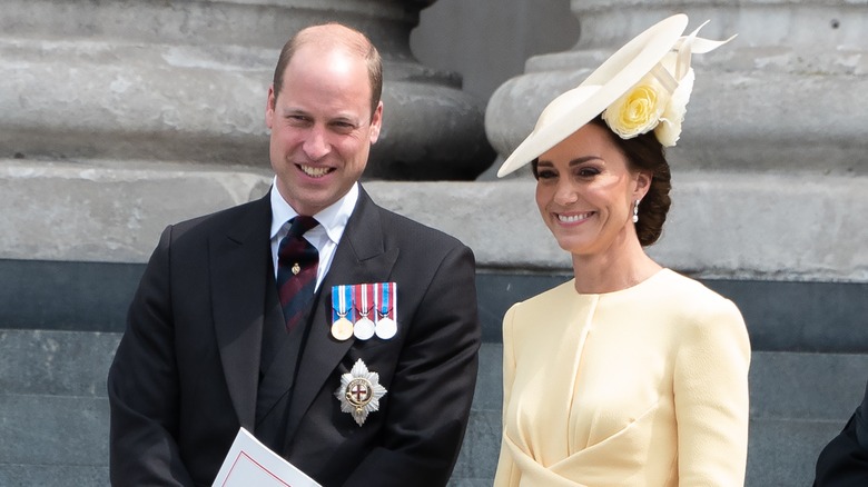 William and Kate smiling