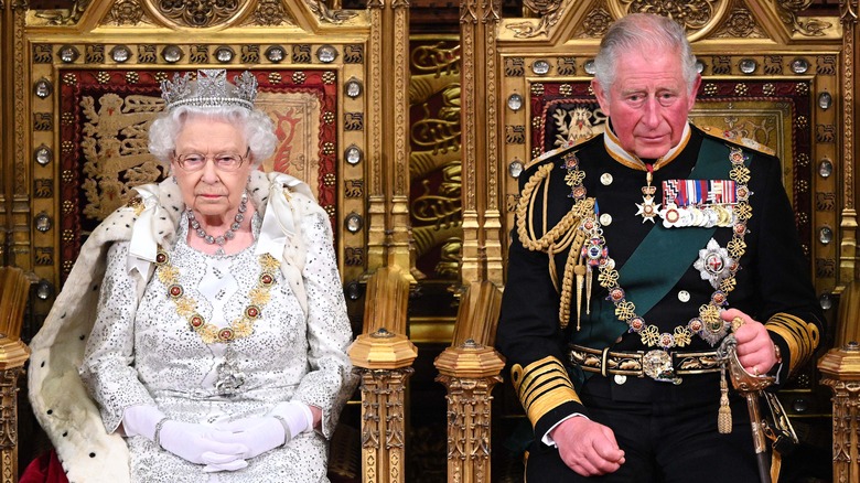 Queen Elizabeth II and Charles