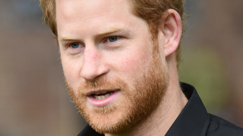 Prince Harry photographed at an event