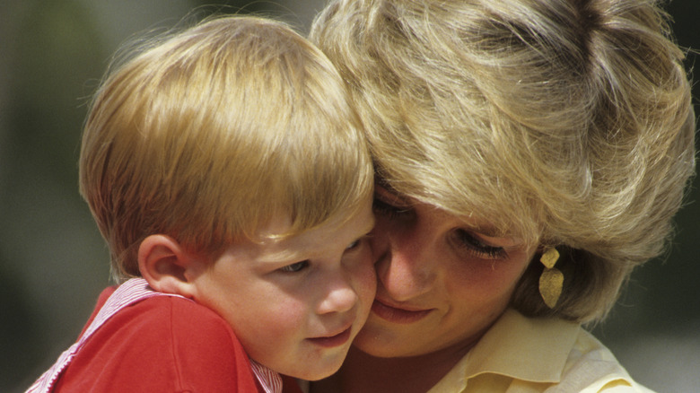 Prince Harry and Princess Diana 