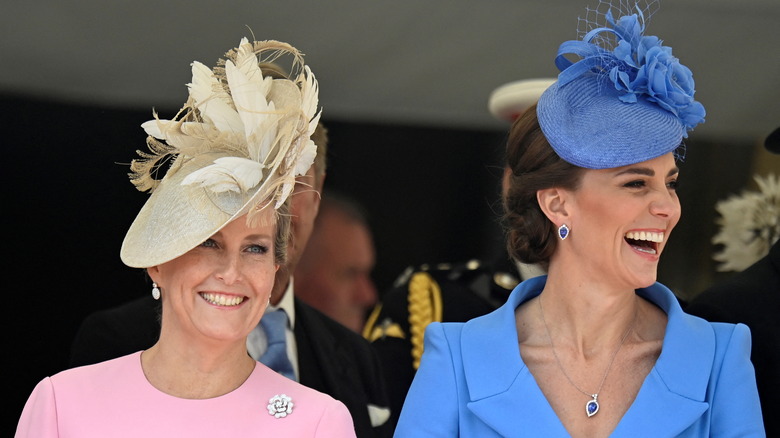 Princess Catherine and Duchess Sophie laughing 