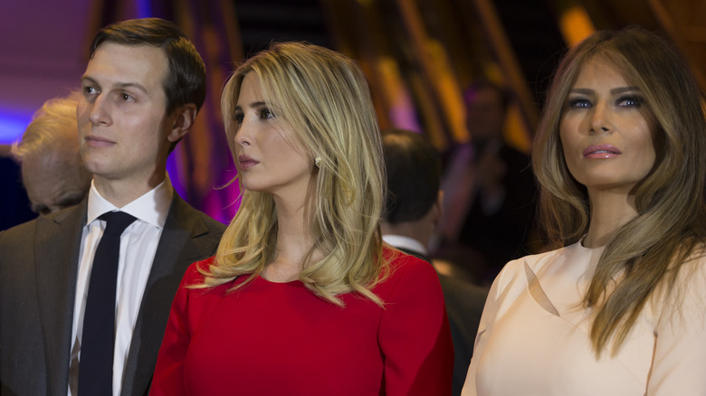 Jared Kushner, Ivanka Trump, and Melania Trump