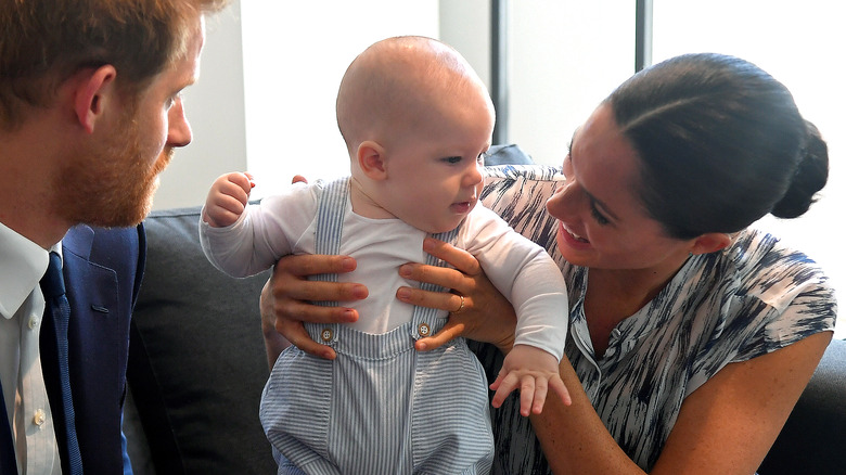 Prince Harry, Archie, and Meghan Markle