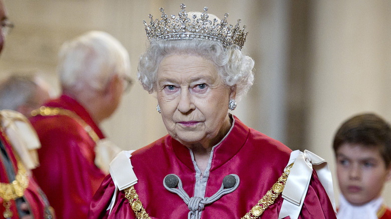 Queen Elizabeth II at an event