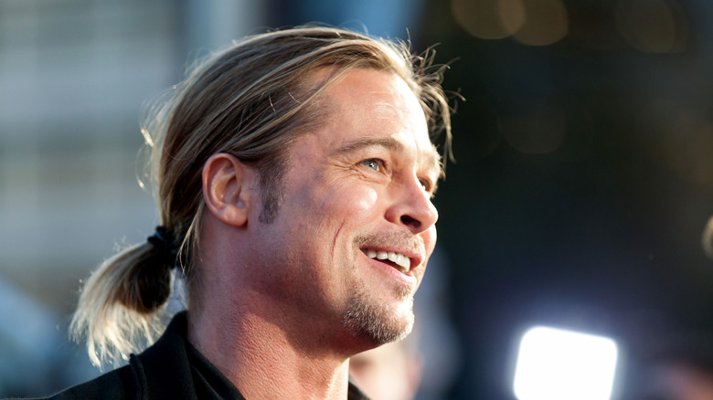 Brad Pitt smiling