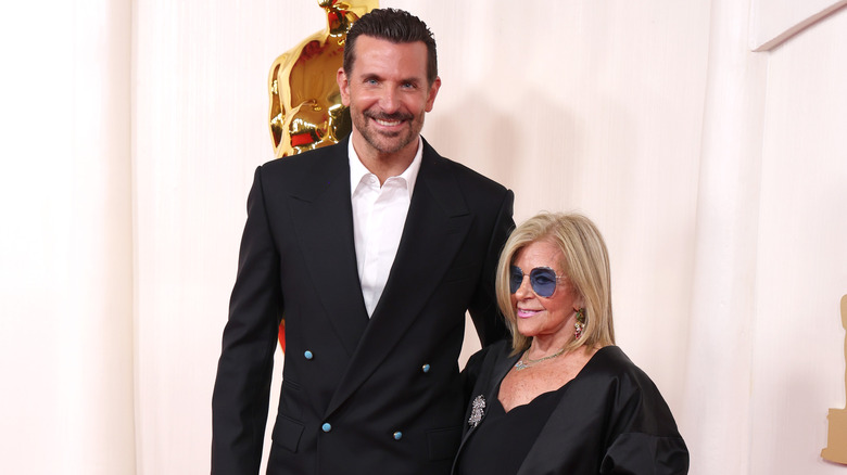 Bradley Cooper and his mother Gloria Campano Oscars 2024