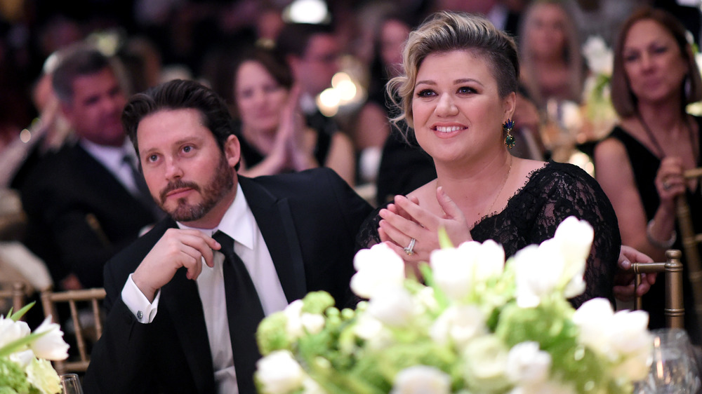 Brandon Blackstock with his ex, Kelly Clarkson