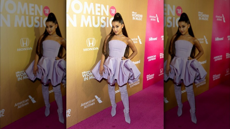 Ariana Grande in Christian Siriano