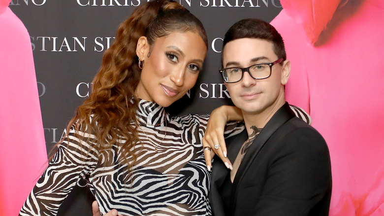 Christian Siriano and Elaine Welteroth