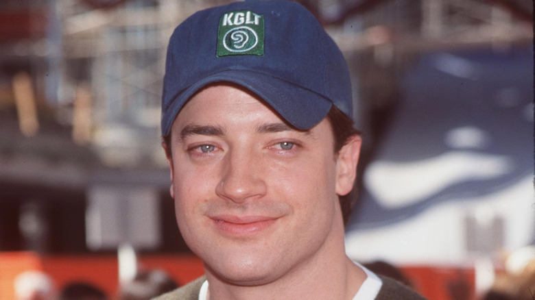 Brendan Fraser in hat