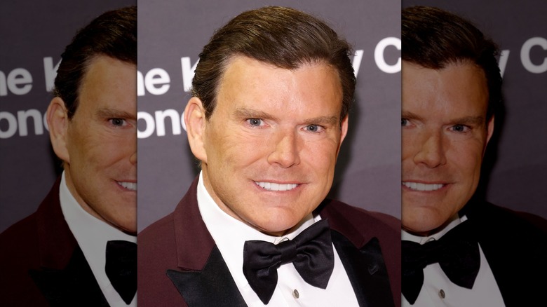 Bret Baier smiling while wearing a tuxedo