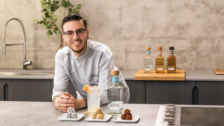 Juan Gutierrez in the kitchen