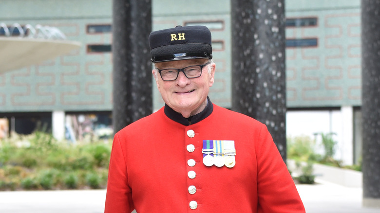 Colin Thackery smiling and walking