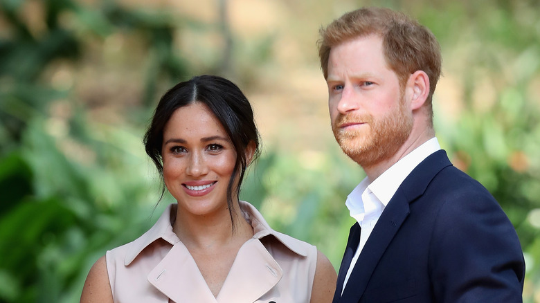 Prince Harry and Meghan Markle at a royal event