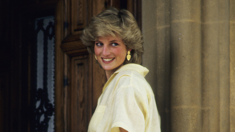 Princess Diana attending an event