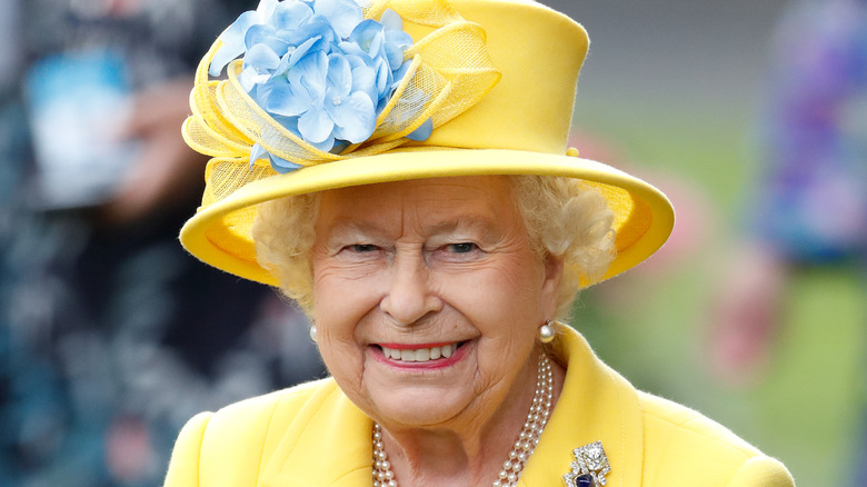 Queen Elizabeth attending an event