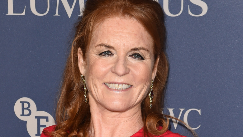 Sarah Ferguson attending an event