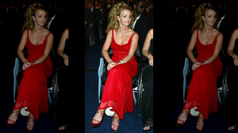 Britney at the 2002 Grammys