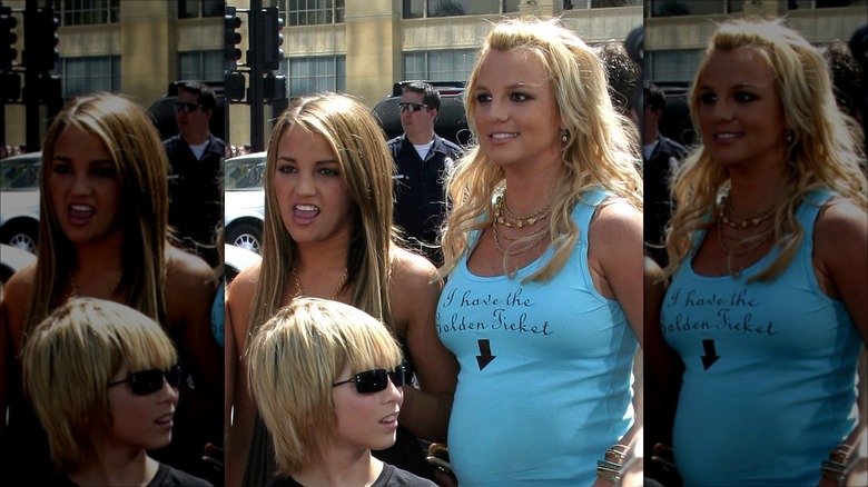 An old photo of Jamie Lynn and Britney Spears