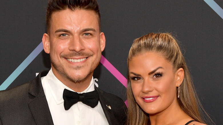 Jax Taylor and Brittany Cartwright pose together on the red carpet