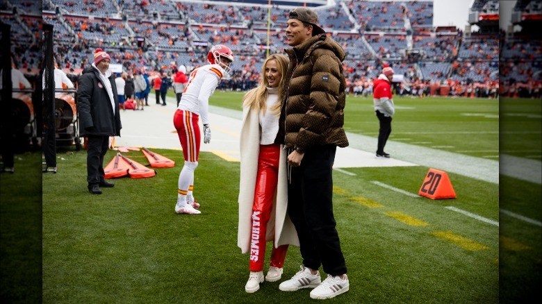 Brittany Mahomes and Jackson Mahomes